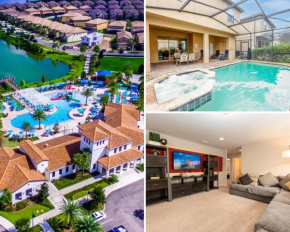 New Luxury Villa With Pvt Pool Spa Pool, close to Disney Parks 9050WWS